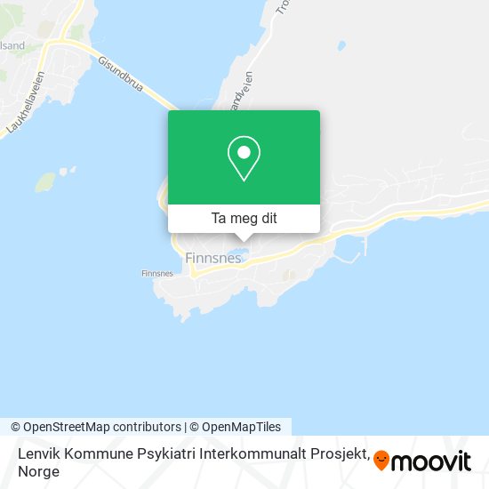 Lenvik Kommune Psykiatri Interkommunalt Prosjekt kart