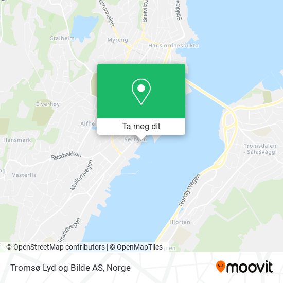 Tromsø Lyd og Bilde AS kart
