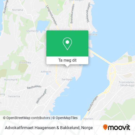 Advokatfirmaet Haagensen & Bakkelund kart