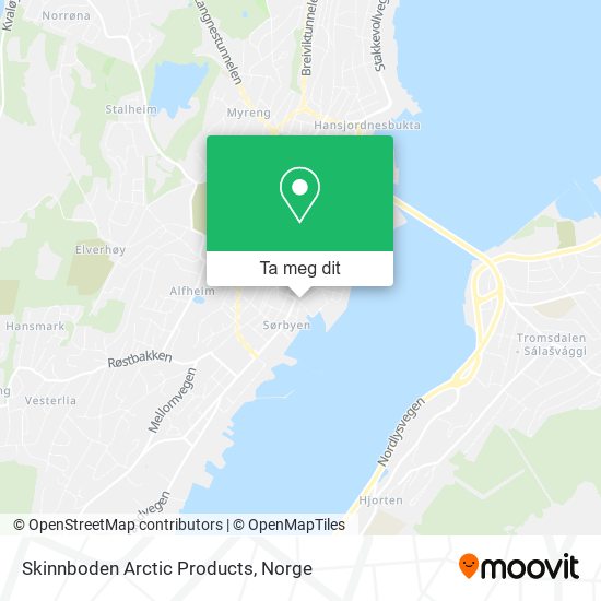 Skinnboden Arctic Products kart