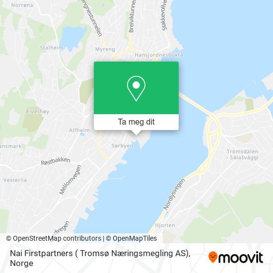 Nai Firstpartners ( Tromsø Næringsmegling AS) kart