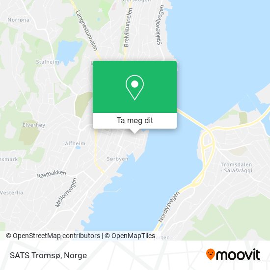 SATS Tromsø kart