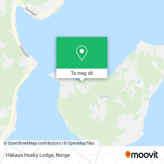 Håkøya Husky Lodge kart