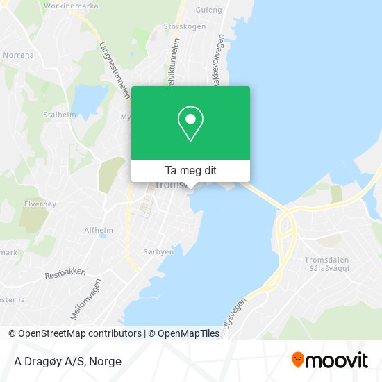 A Dragøy A/S kart