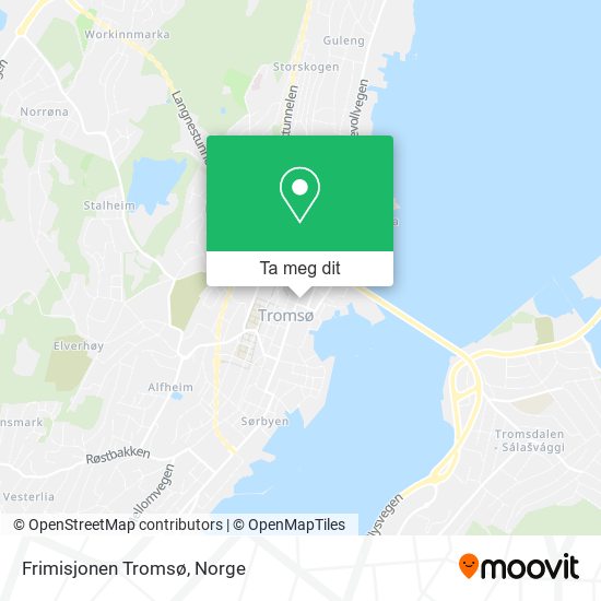 Frimisjonen Tromsø kart