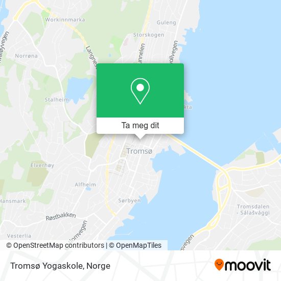 Tromsø Yogaskole kart