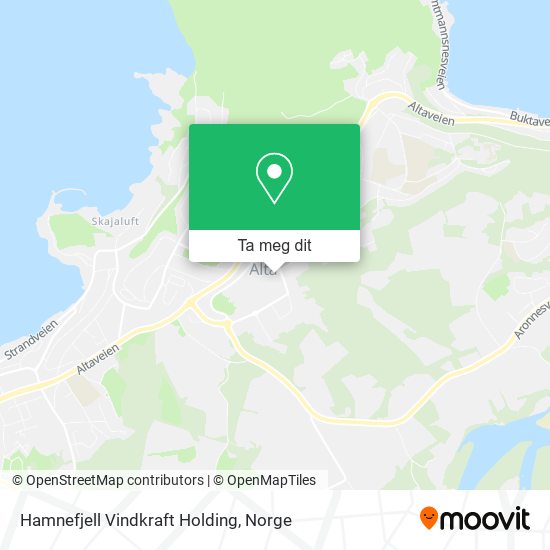 Hamnefjell Vindkraft Holding kart