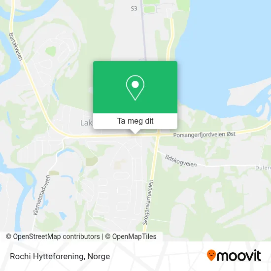 Rochi Hytteforening kart