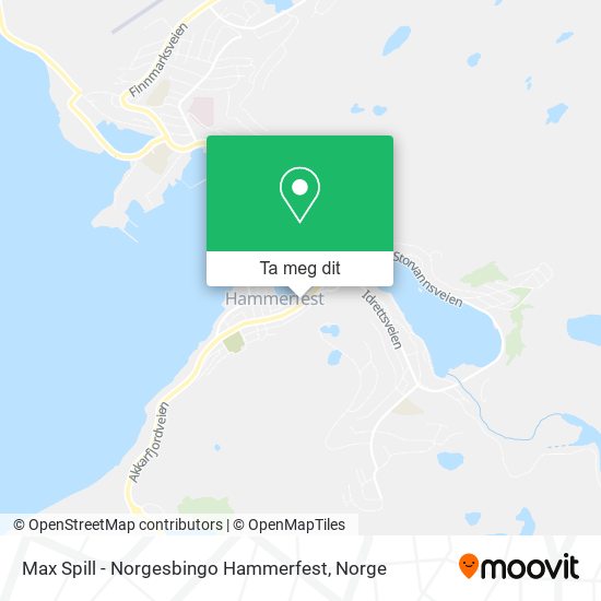 Max Spill - Norgesbingo Hammerfest kart