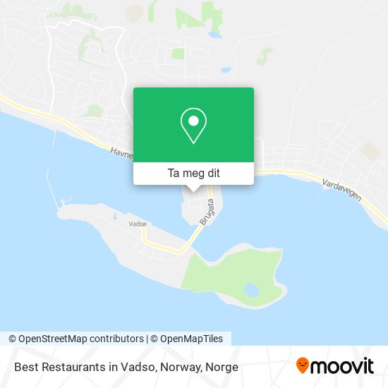 Best Restaurants in Vadso, Norway kart