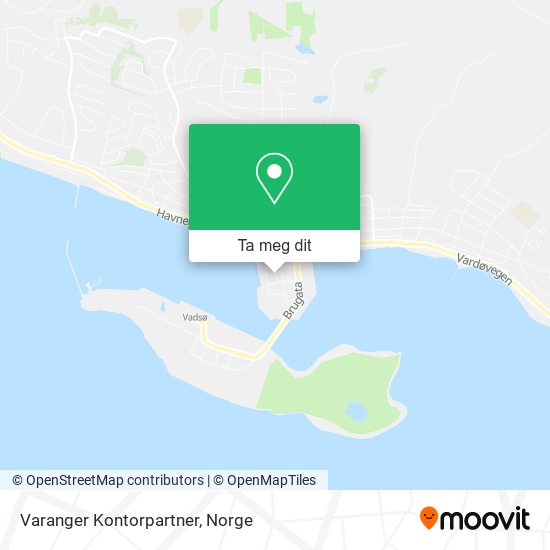 Varanger Kontorpartner kart