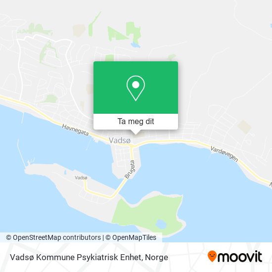 Vadsø Kommune Psykiatrisk Enhet kart