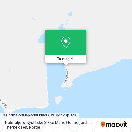 Holmefjord Kystfiske Sikke Marie Holmefjord Therkeldsen kart