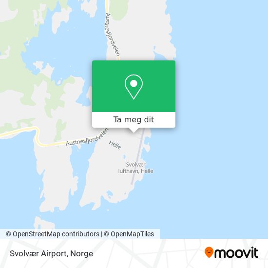 Svolvær Airport kart