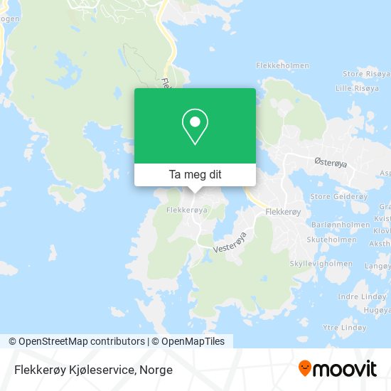 Flekkerøy Kjøleservice kart