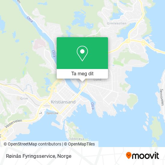 Røinås Fyringsservice kart