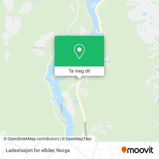 Ladestasjon for elbiler kart