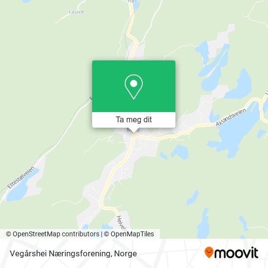 Vegårshei Næringsforening kart