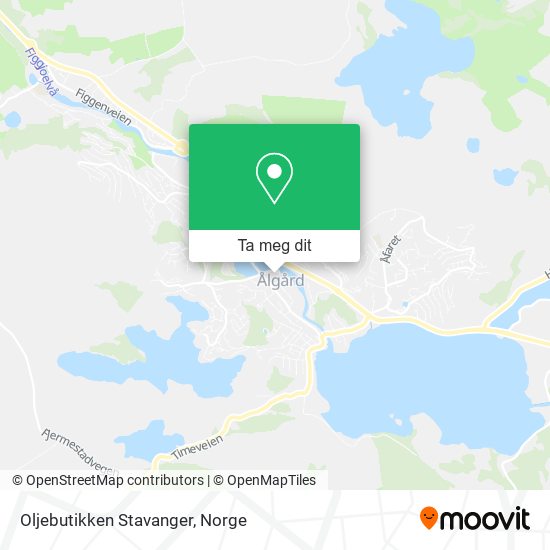 Oljebutikken Stavanger kart