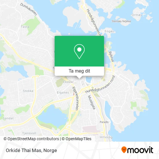 Orkidé Thai Mas kart