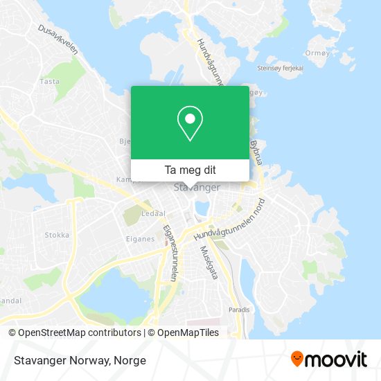 Stavanger Norway kart