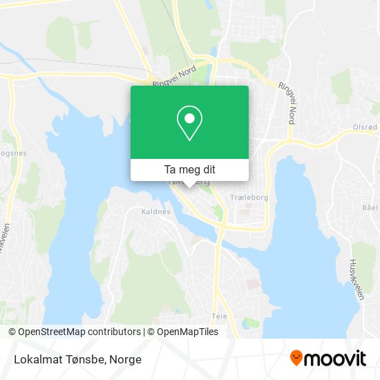 Lokalmat Tønsbe kart