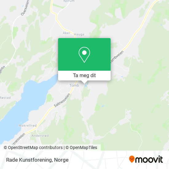 Rade Kunstforening kart
