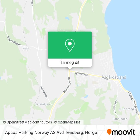 Apcoa Parking Norway AS Avd Tønsberg kart