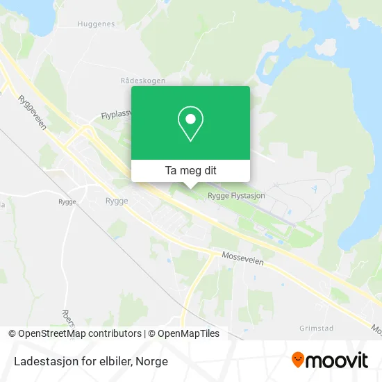 Ladestasjon for elbiler kart