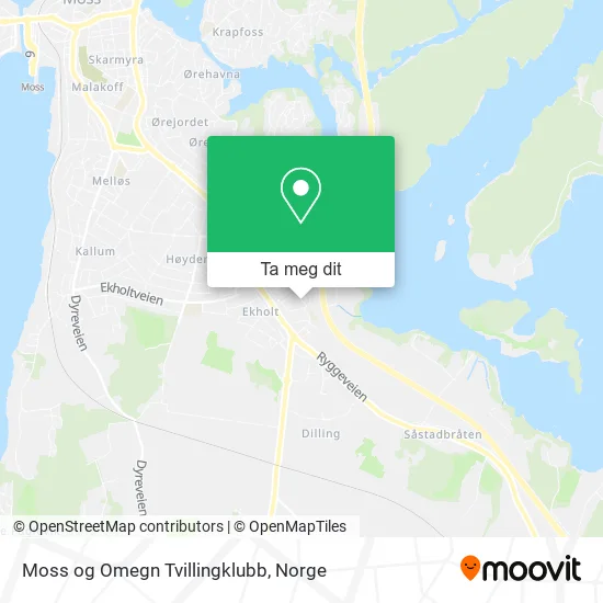 Moss og Omegn Tvillingklubb kart