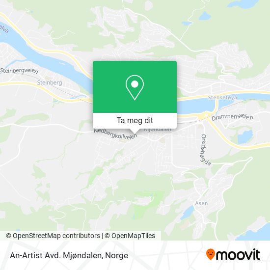An-Artist Avd. Mjøndalen kart
