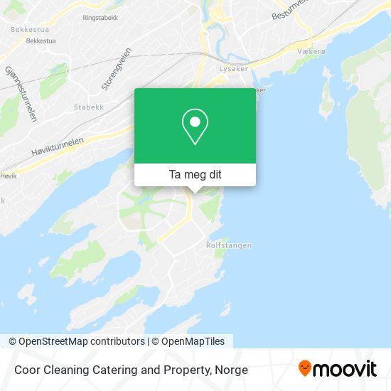 Coor Cleaning Catering and Property kart