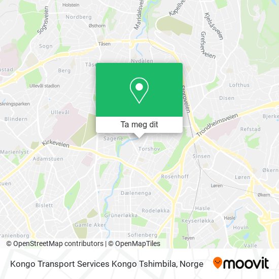 Kongo Transport Services Kongo Tshimbila kart