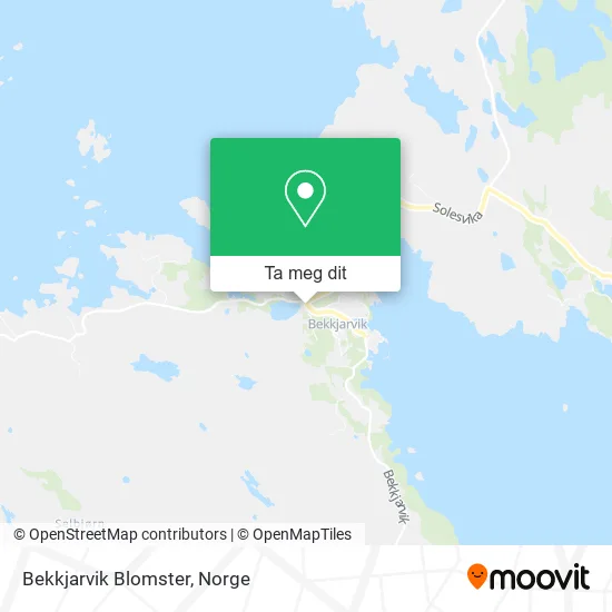 Bekkjarvik Blomster kart