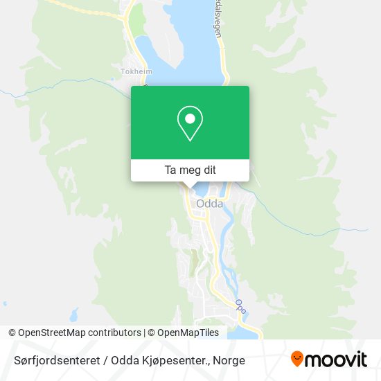 Sørfjordsenteret / Odda Kjøpesenter. kart