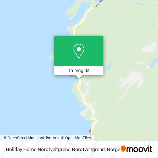Holiday Home Nordtveitgrend Nordtveitgrend kart