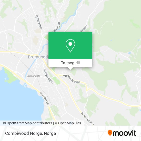 Combiwood Norge kart