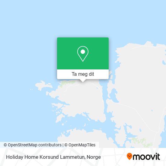 Holiday Home Korsund Lammetun kart