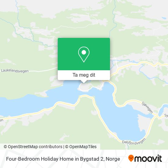Four-Bedroom Holiday Home in Bygstad 2 kart
