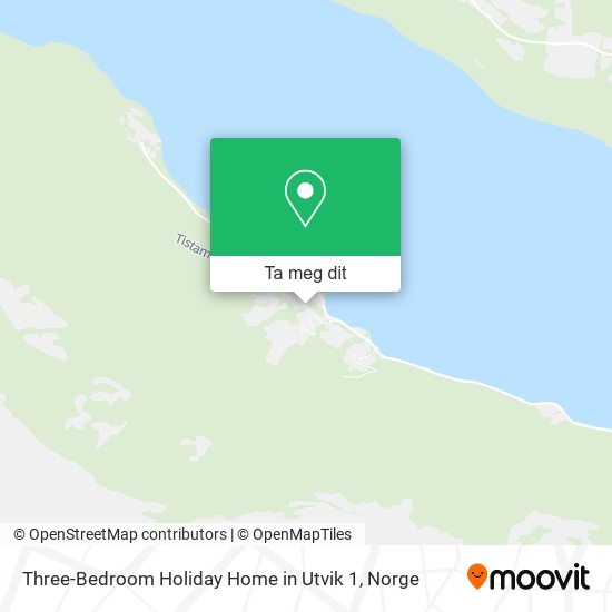 Three-Bedroom Holiday Home in Utvik 1 kart