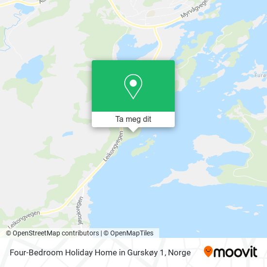 Four-Bedroom Holiday Home in Gurskøy 1 kart