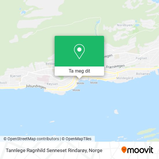 Tannlege Ragnhild Senneset Rindarøy kart