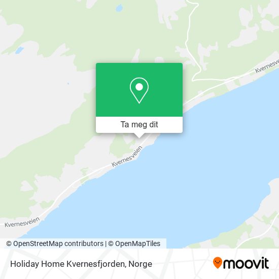 Holiday Home Kvernesfjorden kart