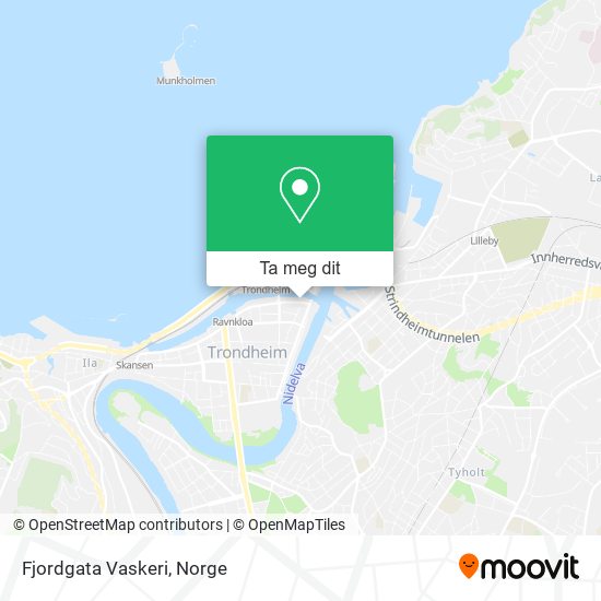 Fjordgata Vaskeri kart