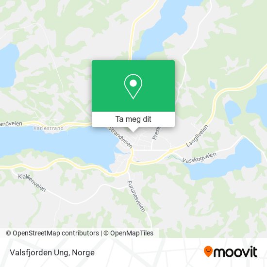 Valsfjorden Ung kart