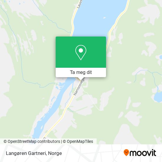 Langøren Gartneri kart