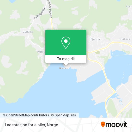 Ladestasjon for elbiler kart