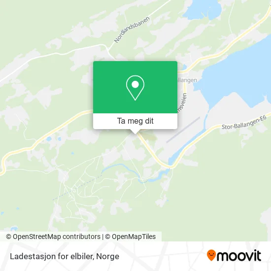 Ladestasjon for elbiler kart
