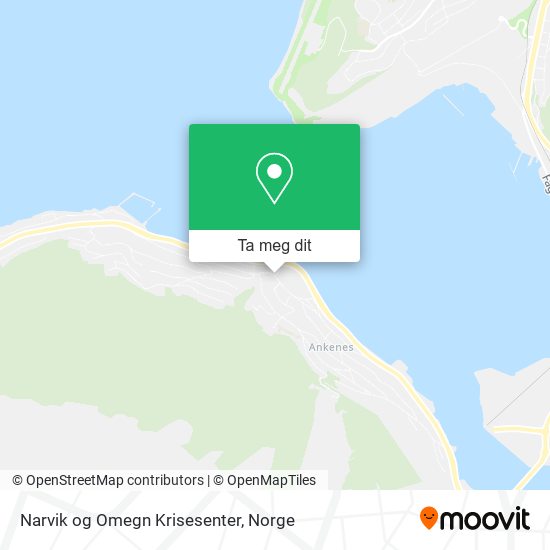 Narvik og Omegn Krisesenter kart