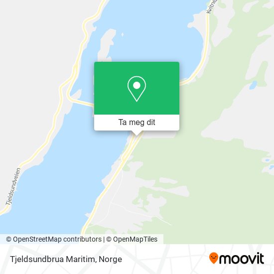 Tjeldsundbrua Maritim kart